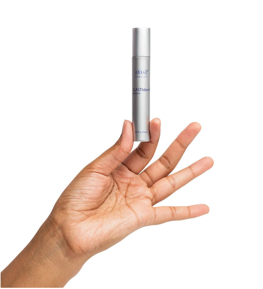 Obagi ELASTIderm Eye Serum held by hand from obagiphilippines.com